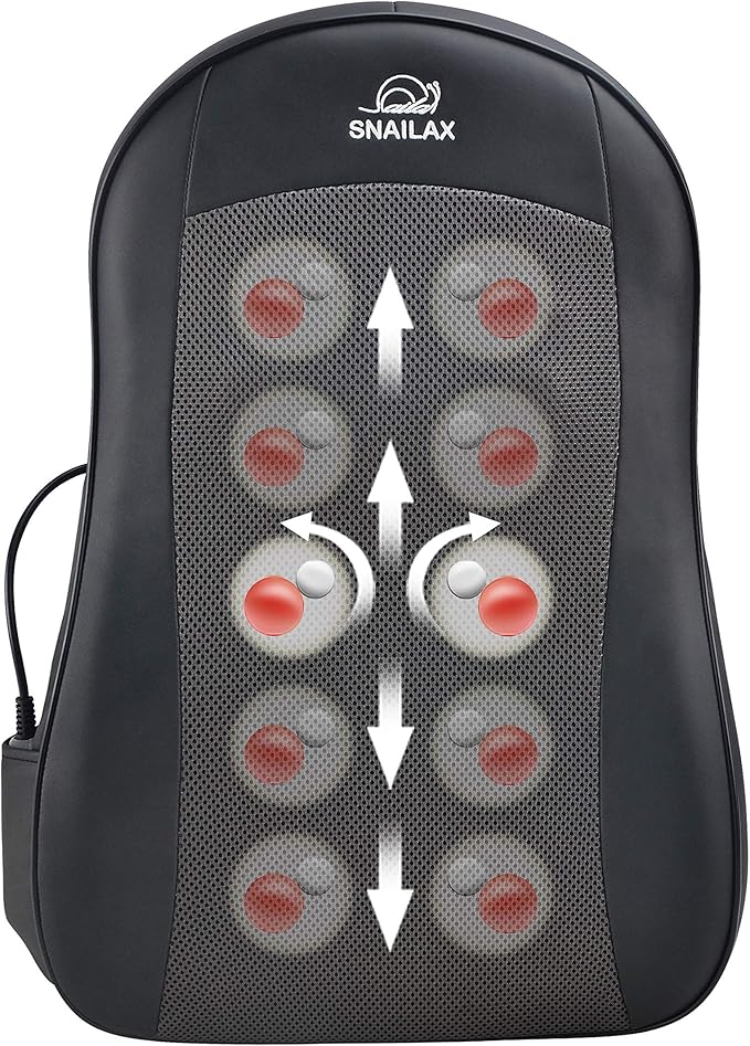Snailax Cordless Shiatsu Back Massager by Snailax