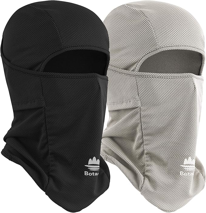 Balaclava Face Mask Sun UV Protection Breathable Full Head Mask by Botack