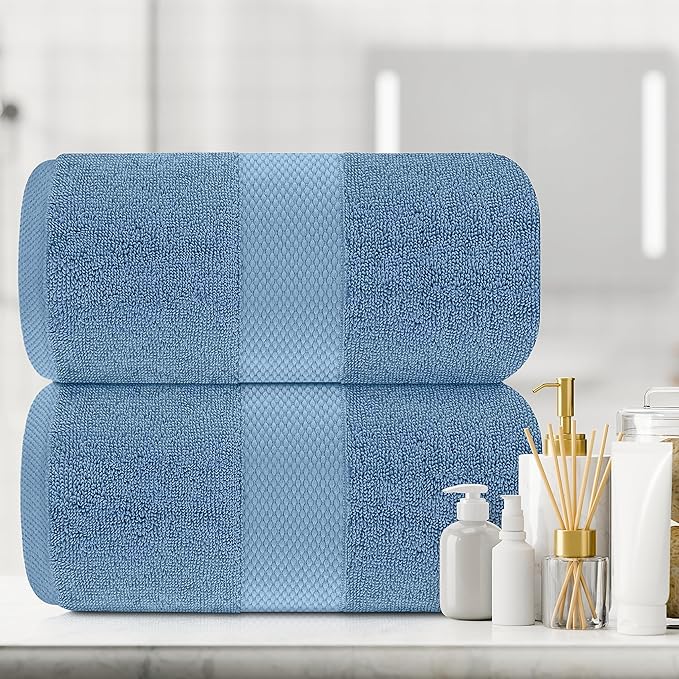 White Classic Luxury Soft Bath Sheet Towels - Image 6