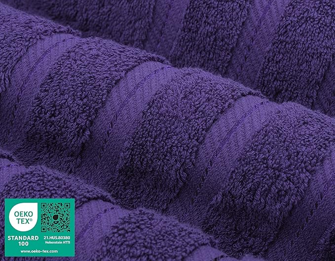 American Soft Linen Luxury 4 Piece Bath Towel Set, 600 GSM 100% Cotton Turkish - Image 3