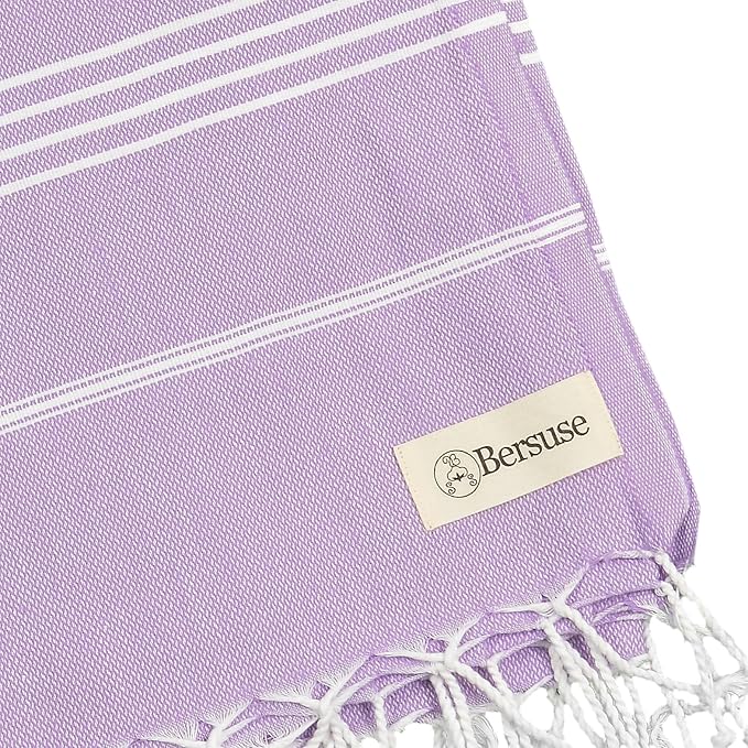 Bersuse Towels Anatolia XL Beach Blanket Throw Blanket Turkish Towel 100% - Image 6