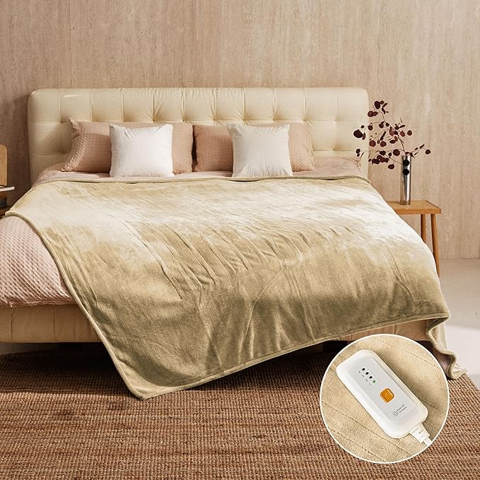 JET'S HOME Heated Blanket Twin 62"x84" by Jetshome