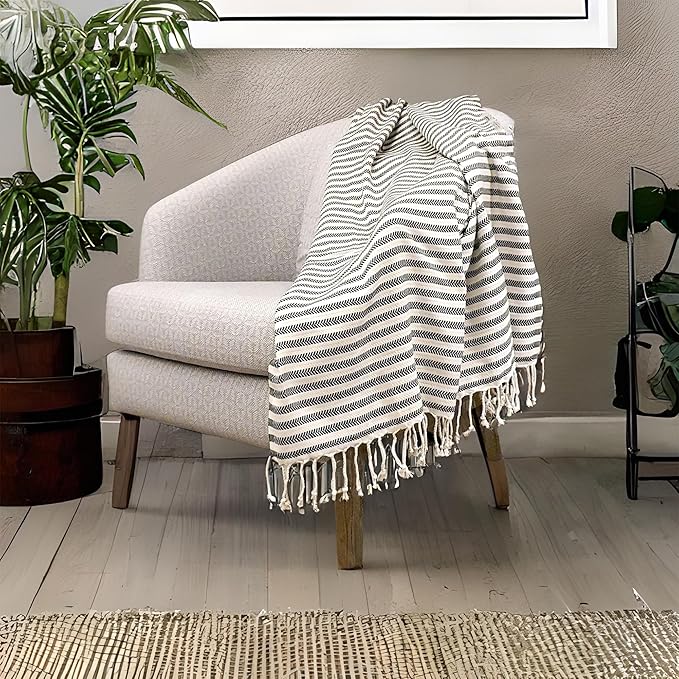 Bazaar Anatolia Turkish Beach Towel – 100% Cotton, Quick Dry, Sand Free Boho - Image 9