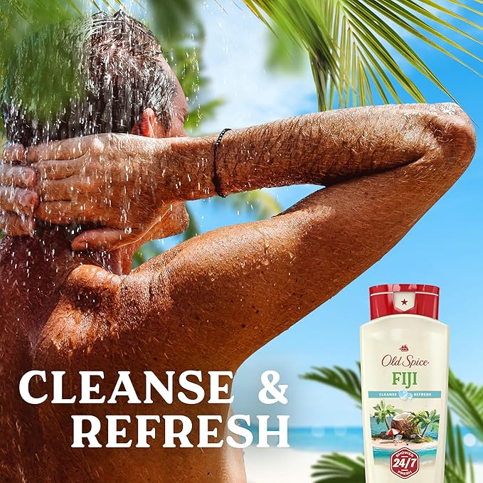 Old Spice Cleansing Body Wash for Men, 24/7 Shower Fresh - Image 3