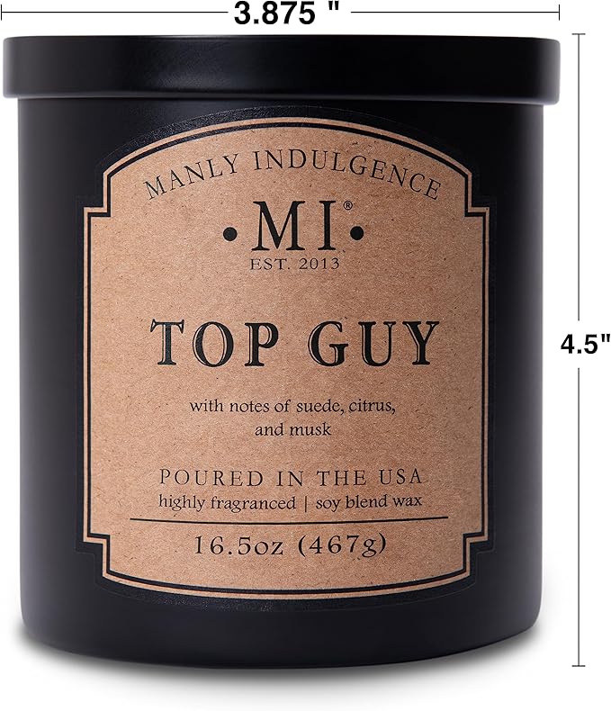 Manly Indulgence Top Guy Scented Candles - Image 4