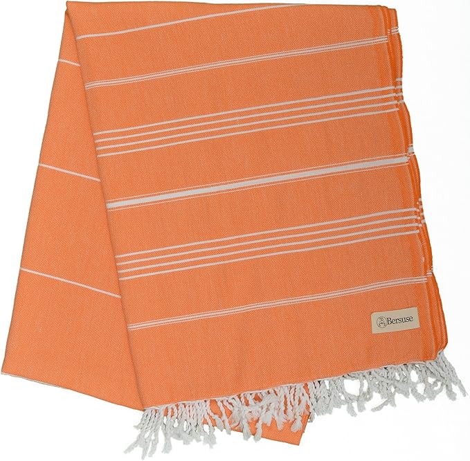 Bersuse Towels Anatolia XL Beach Blanket Throw Blanket Turkish Towel 100% - Image 4
