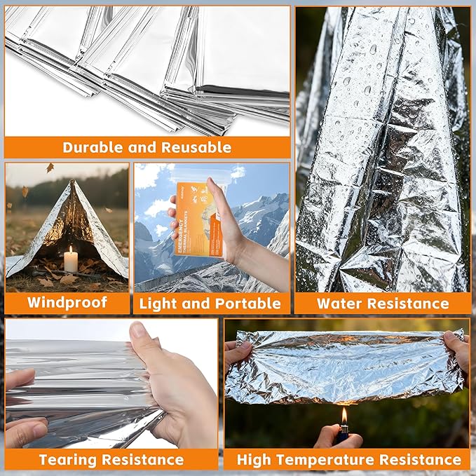 24 Pack Emergency Blankets - Image 4