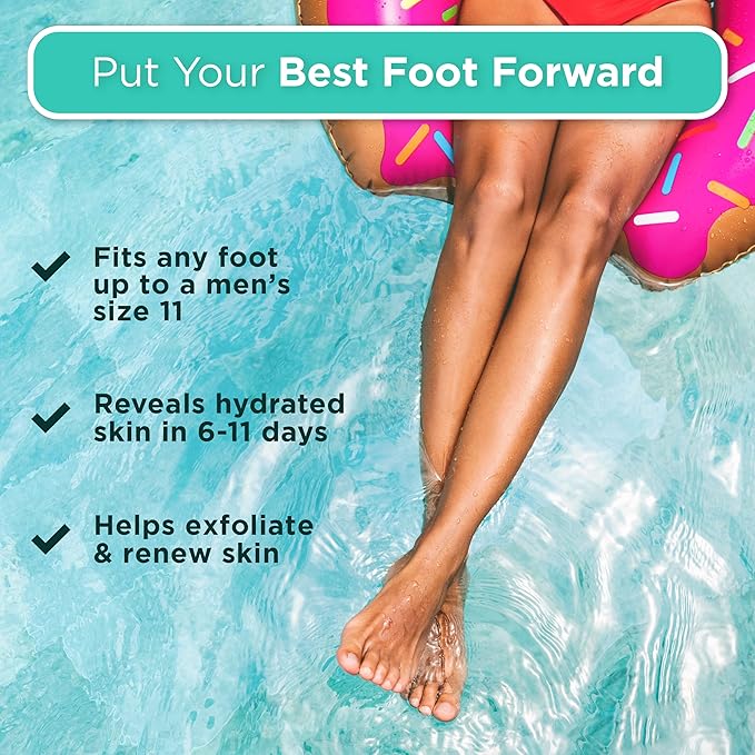 DERMORA Foot Peel Mask | Skin Exfoliating Foot Masks - Image 8