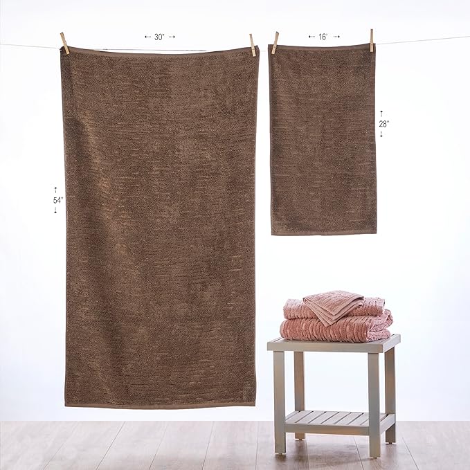 SKL Home CloudSoft Cotton Luxury Hand Towel 2pc Set - Image 6