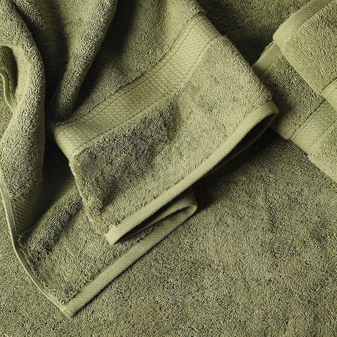 Superior Egyptian Cotton Pile 6 Piece Towel Set, Includes 2 Bath, 2 Hand - Image 3