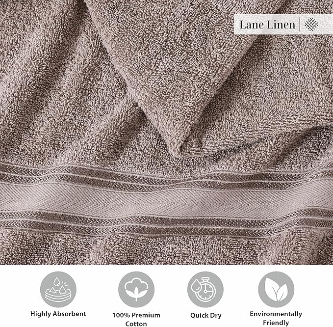 LANE LINEN Luxury Bath Towels Set - Image 5