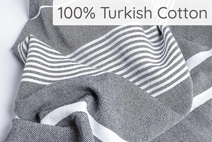 Premium Turkish Beach Towel – 100% Cotton, Quick Dry, Sand Free, Oversized - Image 7