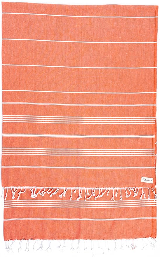 Bersuse Towels Anatolia XL Beach Blanket Throw Blanket Turkish Towel 100% by Bersuse