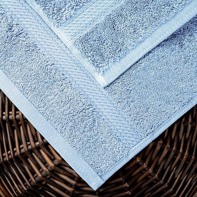 SUPERIOR Egyptian Cotton Pile 10 Piece Towel Set, Includes 2 Bath, 4 Hand - Image 4