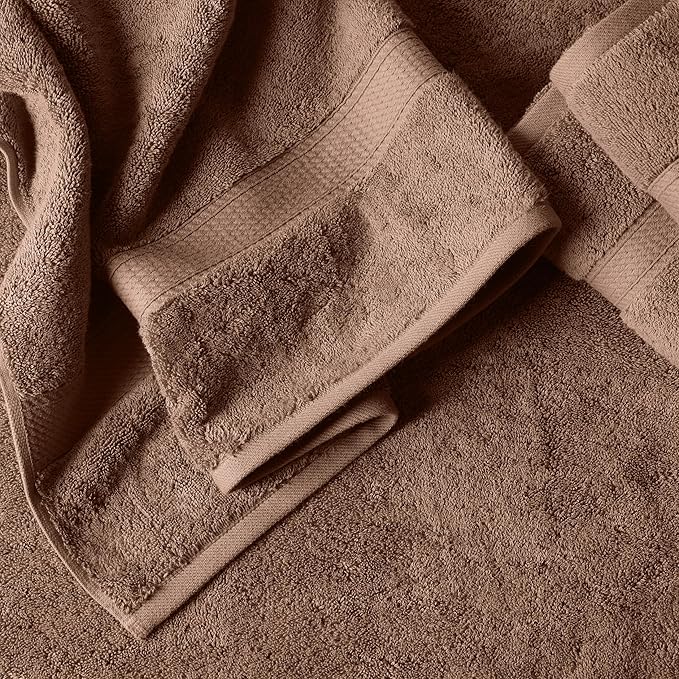 SUPERIOR Egyptian Cotton Pile 6 Piece Towel Set, Includes 2 Bath, 2 Hand - Image 3