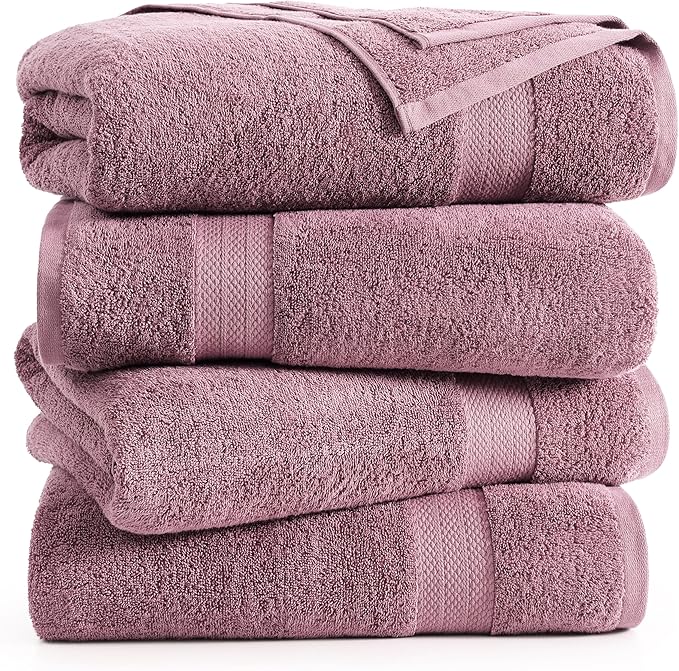 LANE LINEN Premium Bath Towels Set of 4 - Image 2