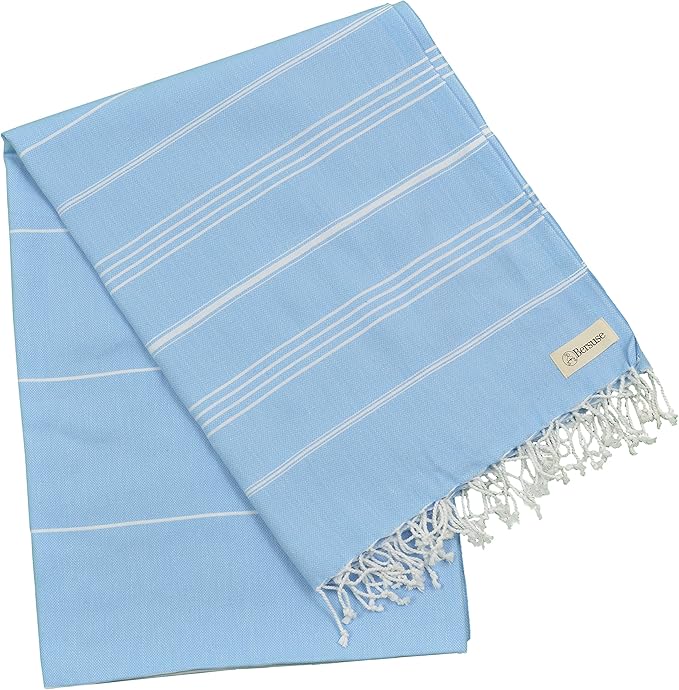 Bersuse Towels Anatolia XL Beach Blanket Throw Blanket Turkish Towel 100% - Image 4