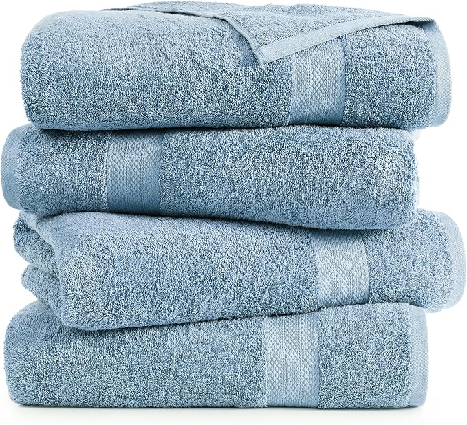 LANE LINEN 100% Ring Spun Cotton Bath Sheets - Image 2