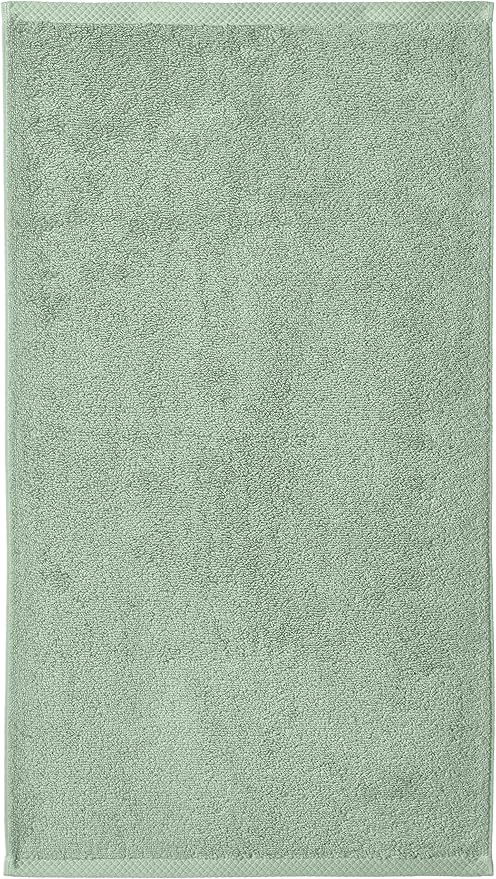 Amazon Basics Lightweight Quick-Dry Hand Towels, 100% Cotton, Seafoam Green - Image 5