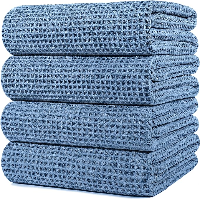 POLYTE 430 GSM Microfiber Oversize Quick Dry Lint Free Bath Towel, 60 x 30 in by Polyte