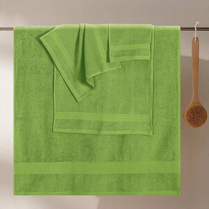 GLAMBURG Ultra Soft 8-Piece Towel Set - Image 3