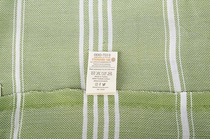 Bersuse Towels Anatolia XL Beach Blanket Throw Blanket Turkish Towel 100% - Image 9