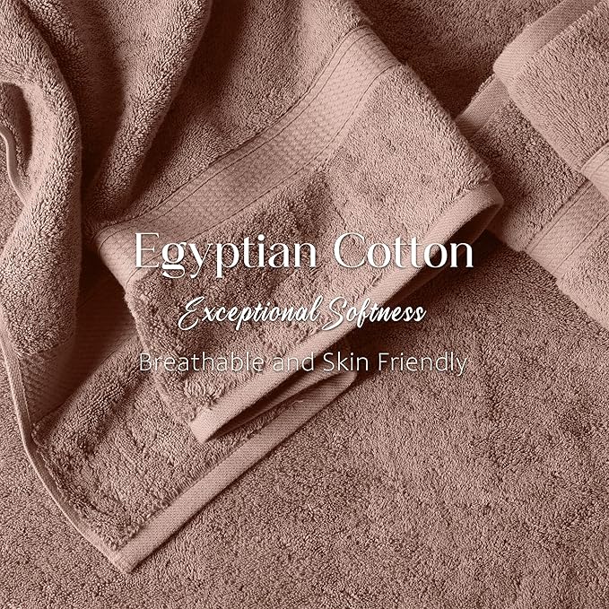 Superior Egyptian Cotton Pile 6-Piece Towel Set, 2 Bath, 2 Hand, 2 Face - Image 5