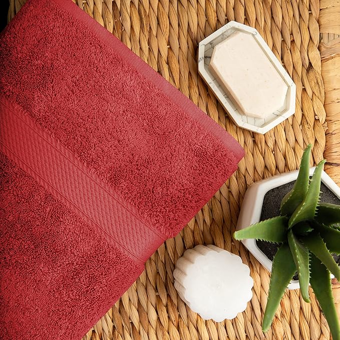 Superior Egyptian Cotton Pile 10 Piece Towel Set, Includes 2 Bath, 4 Hand - Image 6