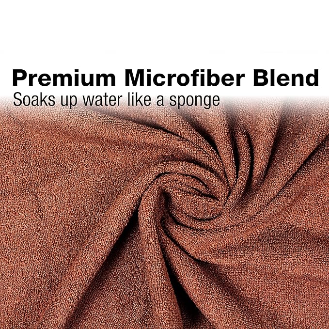 Eurow Microfiber Salon Towels – Bleachproof, Ultra Absorbent & Quick Drying – - Image 6