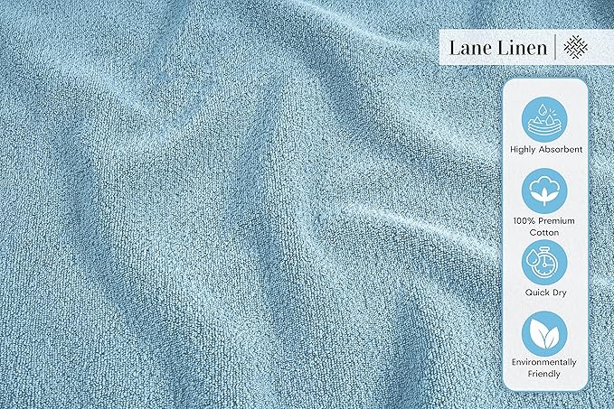 LANE LINEN Luxury Bath Towels Set - Image 5