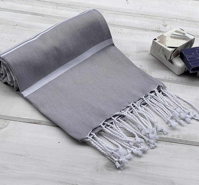 Beach Towel 100% Cotton Turkish Beach Towel Adult 38x70 Inch Pre-washed - Image 2
