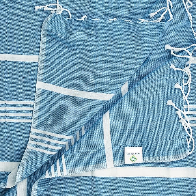 Beach Towel 100% Cotton Turkish Beach Towel Adult 38x70 Inch Pre-washed - Image 2