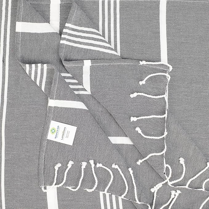 Beach Towel 100% Cotton Turkish Beach Towel Adult 38x70 Inch Pre-washed - Image 5