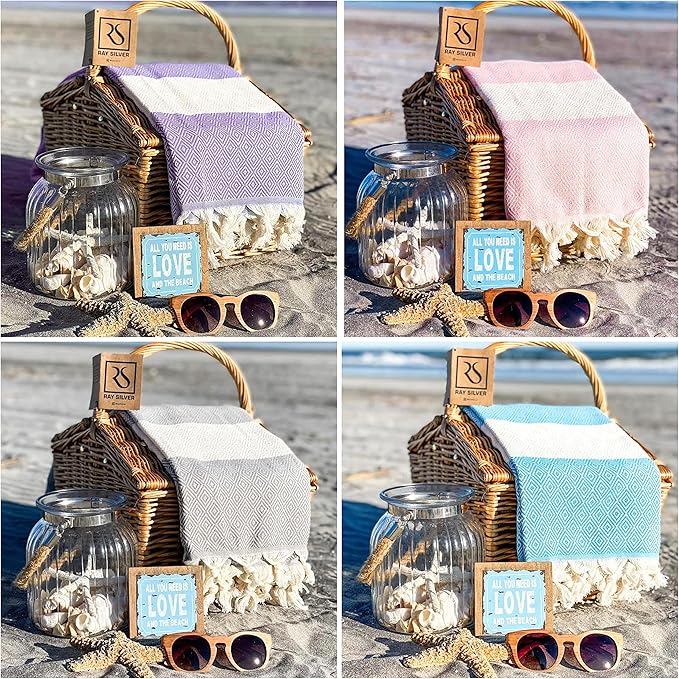 Turkish Beach Towels Oversized Clearance XL 40x71- Sand Free Beach Towel- 100% - Image 2