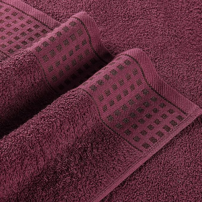 GLAMBURG 100% Cotton 2 Pack Oversized Bath Towel Set 28x55 Inches, Ultra Soft - Image 2