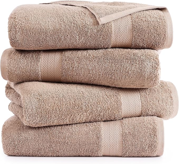 LANE LINEN Luxury Bath Towels Set of 4 - Image 2
