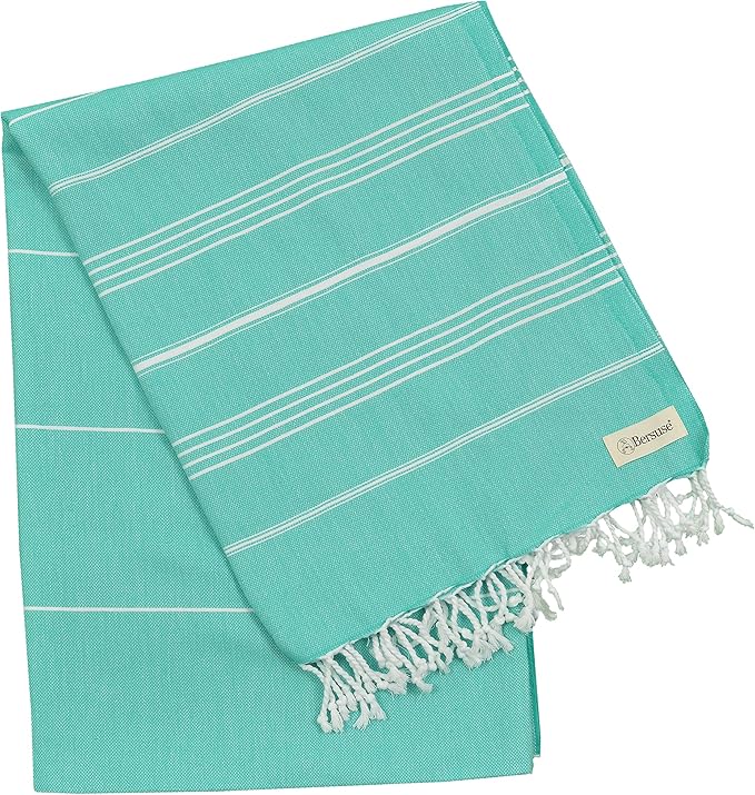 Bersuse Towels Anatolia XL Beach Blanket Throw Blanket Turkish Towel 100% - Image 4